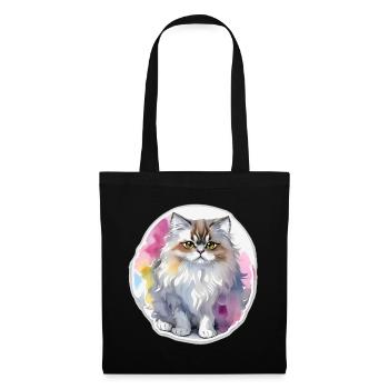 Persian cat - Tote Bag - black - Front