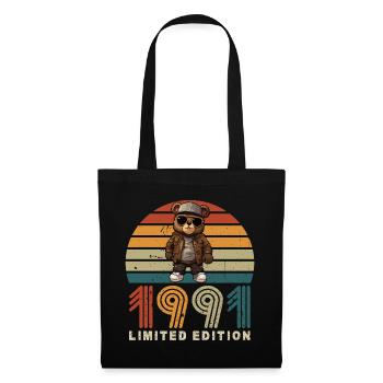 Limited Edition 1991 Year of Construction Birthday Vintage - Tote Bag - black - Front