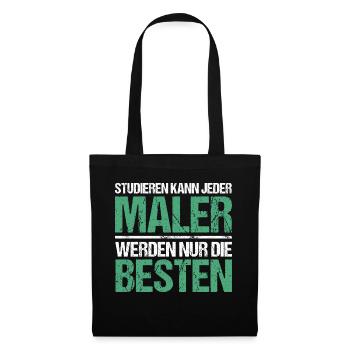 Anyone can study - Maler Edition - Tote Bag - black - Front