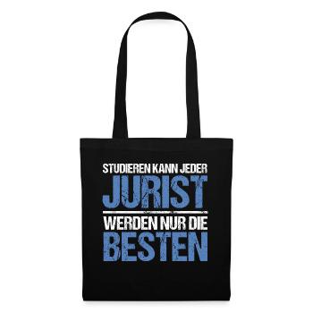 Anyone can study - Lawyer Edition - Tote Bag - black - Front