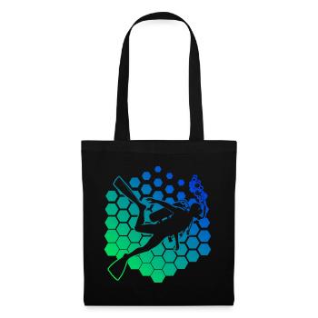 Men's Diving Scuba Diving Women's Free Dive - Tote Bag - black - Front