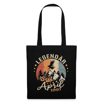 Avril 1997 Vintage Born Vintage Anniversaire - Sac en tissu - noir - Devant