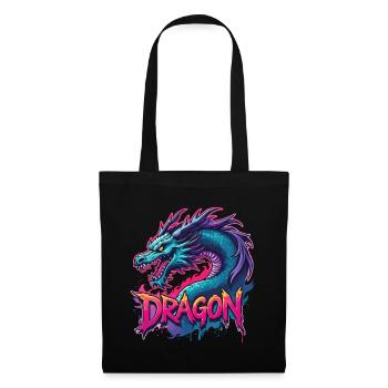 Dragon Fantasy Magic Mysticism Mythology Creature - Tote Bag - black - Front
