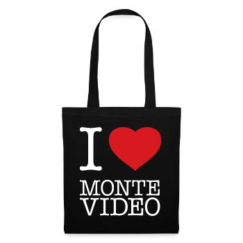I LOVE MONTEVIDEO Uruguay - Tote Bag - black - Front