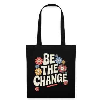 Altruisme Don désintéressé Donner d’école - Sac en tissu - noir - Devant