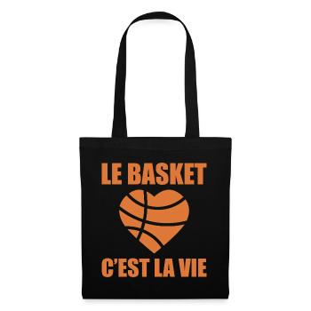 basketball is life, Basketball, Basketball, Sport - Tote Bag - black - Front