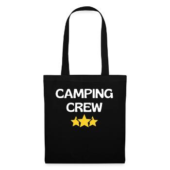 Camping Crew - Tote Bag - black - Front