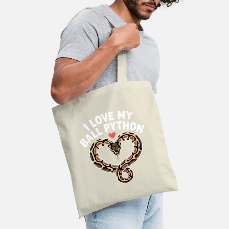 J’adore mon python royal ! Roi python Sac en tissu
