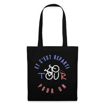And here we go again for a ride - Vélo Fan Passion - Tote Bag - black - Front
