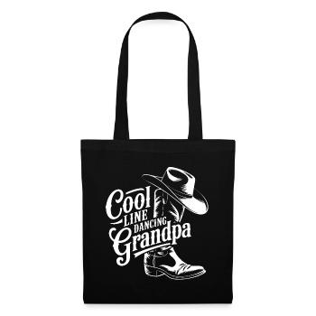 Cooler Grandpa Tanz Design - Stoffbeutel - Schwarz - Vorne