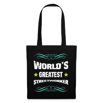 Le meilleur ouvrier routier du monde - Sac en tissu - noir - Devant
