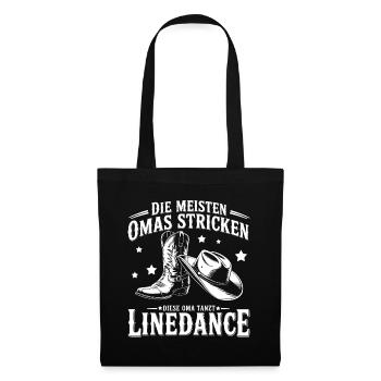 Grandma Dancing LineDance - Tote Bag - black - Front