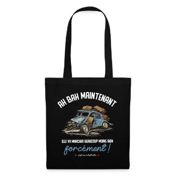 Elle va marcher beaucoup moins bien forcement... - Sac en tissu - noir - Devant