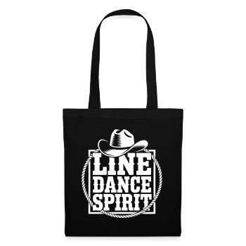 Dance Spirit Western Line Dance - Stoffbeutel - Schwarz - Vorne