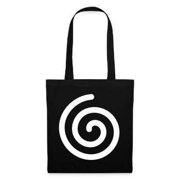 The spiral stands for lightness, development and - Tote Bag - black - Front
