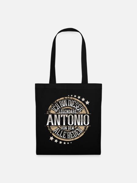 Antonio - Stoffbeutel - Schwarz