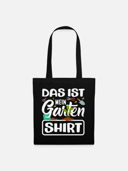 Das Ist Mein Garten - Stoffbeutel - Schwarz