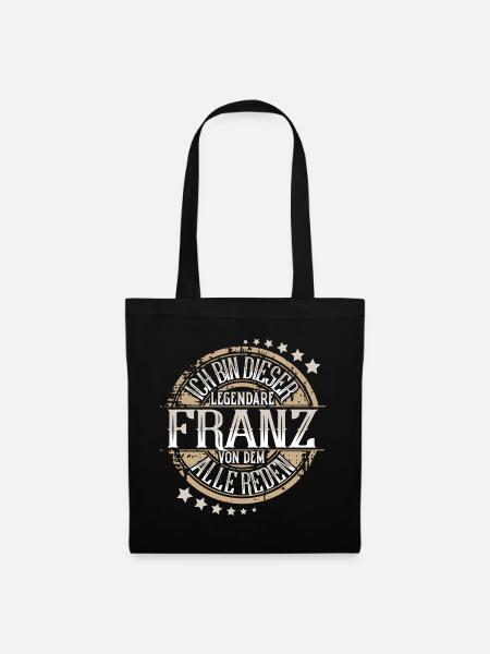 Franz - Stoffbeutel - Schwarz