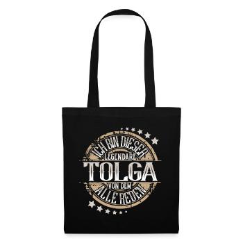 Tolga - Stoffbeutel - Schwarz - Vorne