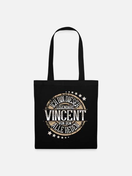 Vincent - Stoffbeutel - Schwarz