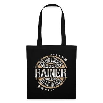 Rainer - Stoffbeutel - Schwarz - Vorne