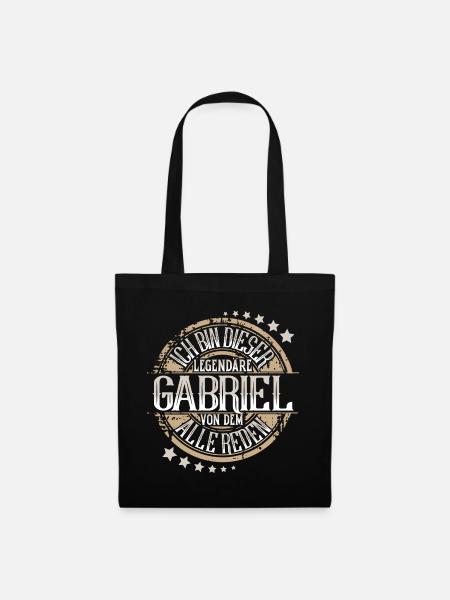 Gabriel - Stoffbeutel - Schwarz