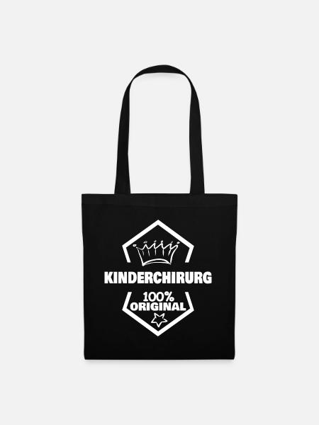 Job Kinderchirurg - Stoffbeutel - Schwarz