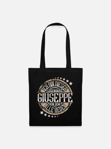 Giuseppe - Stoffbeutel - Schwarz
