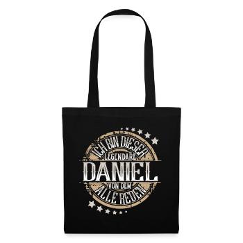 Daniel - Stoffbeutel - Schwarz - Vorne