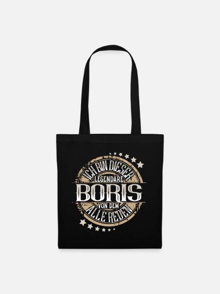 Boris - Stoffbeutel - Schwarz