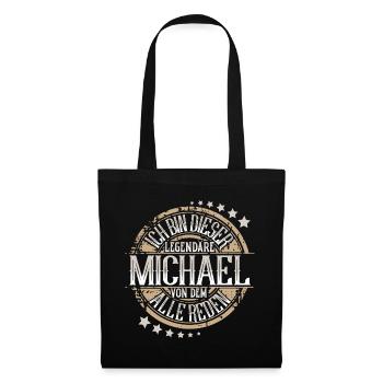 Michael - Stoffbeutel - Schwarz - Vorne