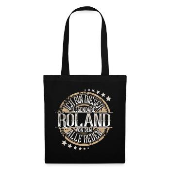 Roland - Stoffbeutel - Schwarz - Vorne
