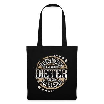 Dieter - Stoffbeutel - Schwarz - Vorne