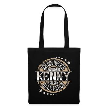 Kenny - Stoffbeutel - Schwarz - Vorne
