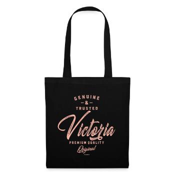 VICTORIA - Sac en tissu - noir - Devant