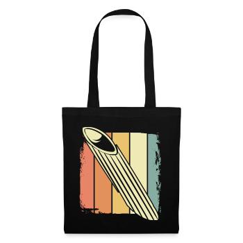Nouilles - Sac en tissu - noir - Devant