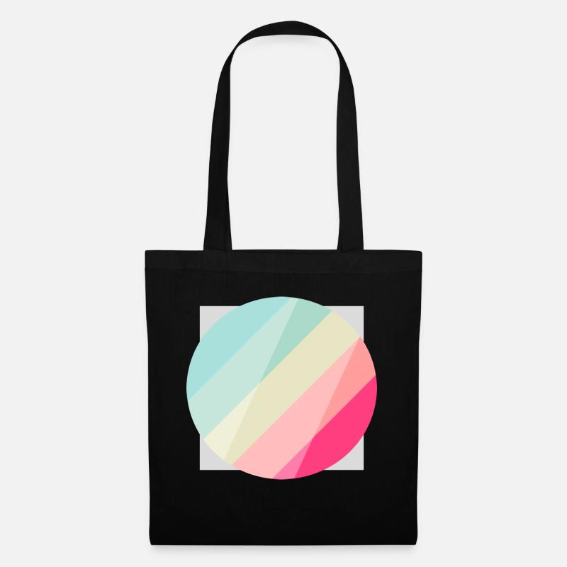 Colored ball glossy - Stoffbeutel - Schwarz