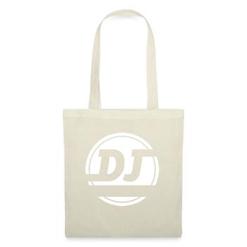 DJ (Text Your Name in empty space) - Stoffbeutel - Natur - Vorne