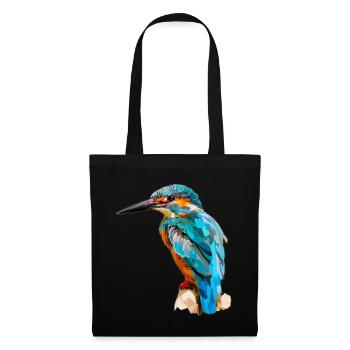 Eisvogel - Stoffbeutel - Schwarz - Vorne