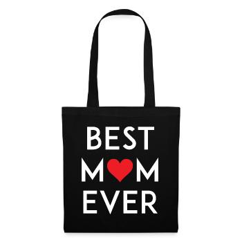 Best Mom Ever - Sac en tissu - noir - Devant