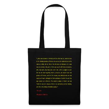 Aristotle Metaphysics Book ten - Tote Bag - black - Front