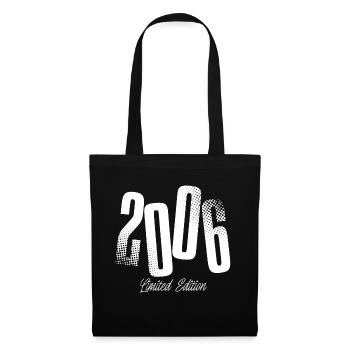 2006 Année 18e anniversaire Année de naissance - Sac en tissu - noir - Devant