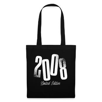2008 Année de naissance Année de naissance - Sac en tissu - noir - Devant