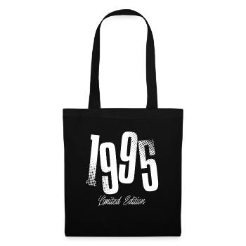 1995 Année de naissance Anniversaire Année de naissance - Sac en tissu - noir - Devant