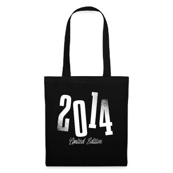 2014 Year of birth Birthday Year of construction Born - Tote Bag - black - Front