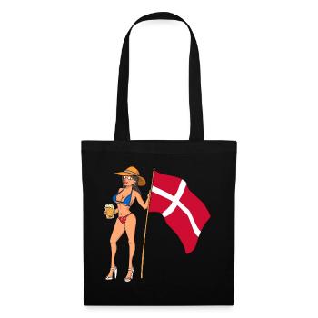 Hot Fan Girl Denmark - Tote Bag - black - Front