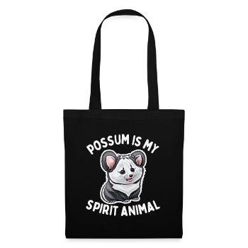 Possum is My Spirit Animal - Tote Bag - black - Front