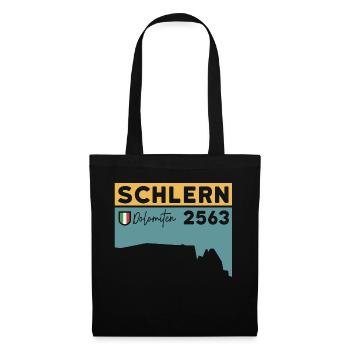 Schlern Sciliar Dolomiten Höhe Wanderung Südtirol - Stoffbeutel - Schwarz - Vorne