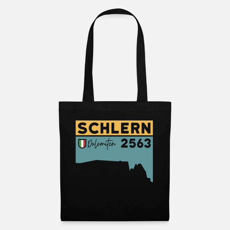 Schlern Sciliar Dolomiten Höhe Wanderung Südtirol - Stoffbeutel - Schwarz