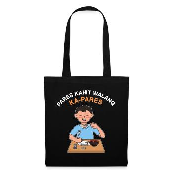 Design Fil-Am Pares pour les fiers Pinoys - Sac en tissu - noir - Devant